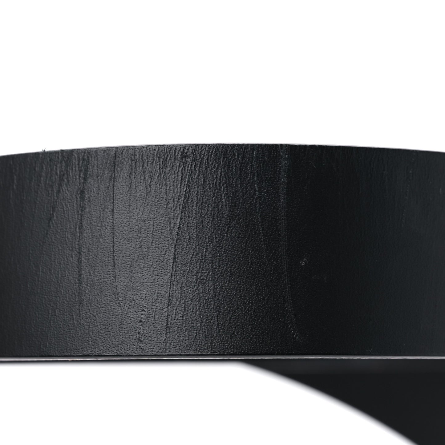 Selleria Calfskin Nickel Interlocking G 37mm Belt 80 32 Black