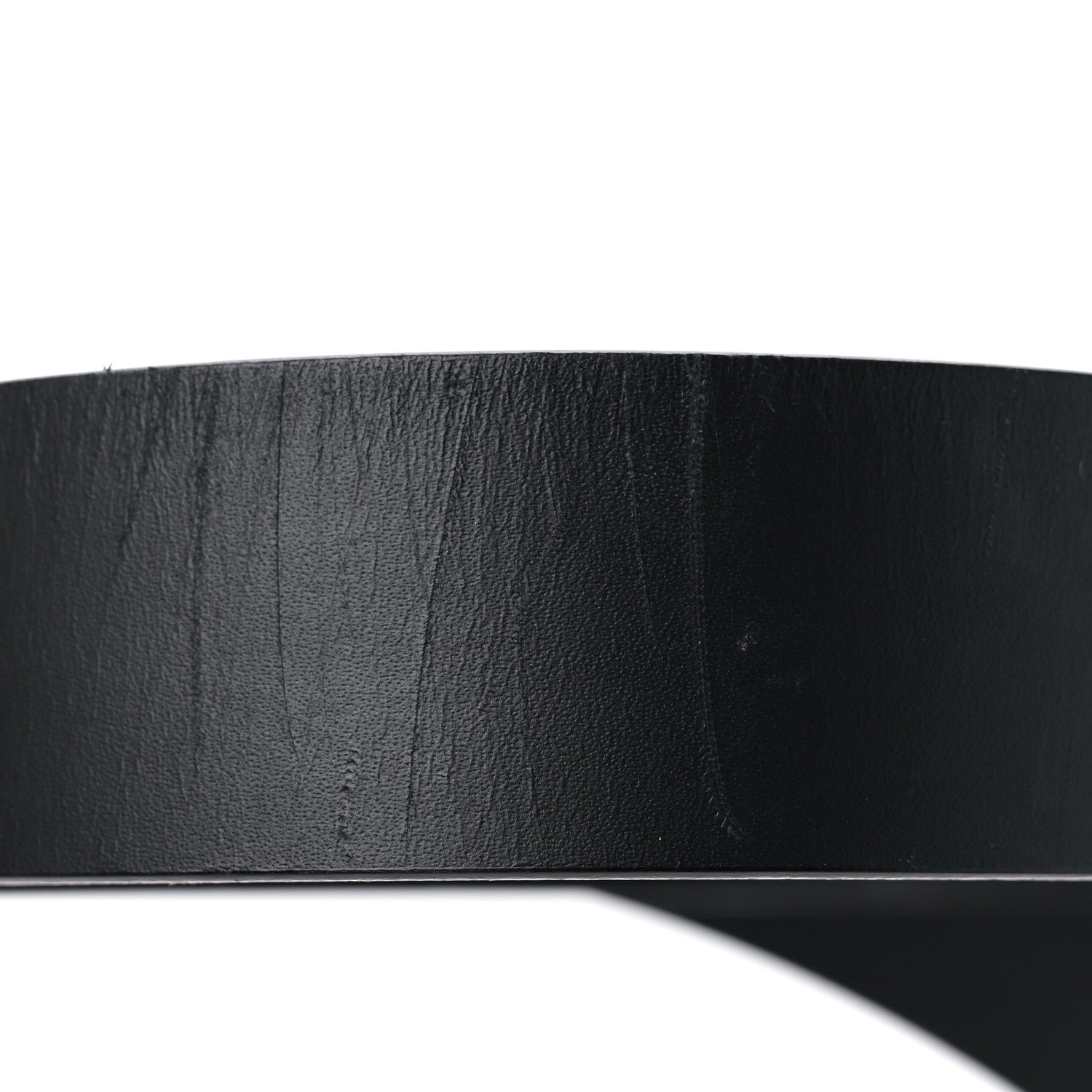 Gucci Selleria Calfskin Nickel Interlocking G 37mm Belt 80 32 Black 7 of 7