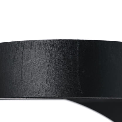 Gucci Selleria Calfskin Nickel Interlocking G 37mm Belt 80 32 Black 7 of 7