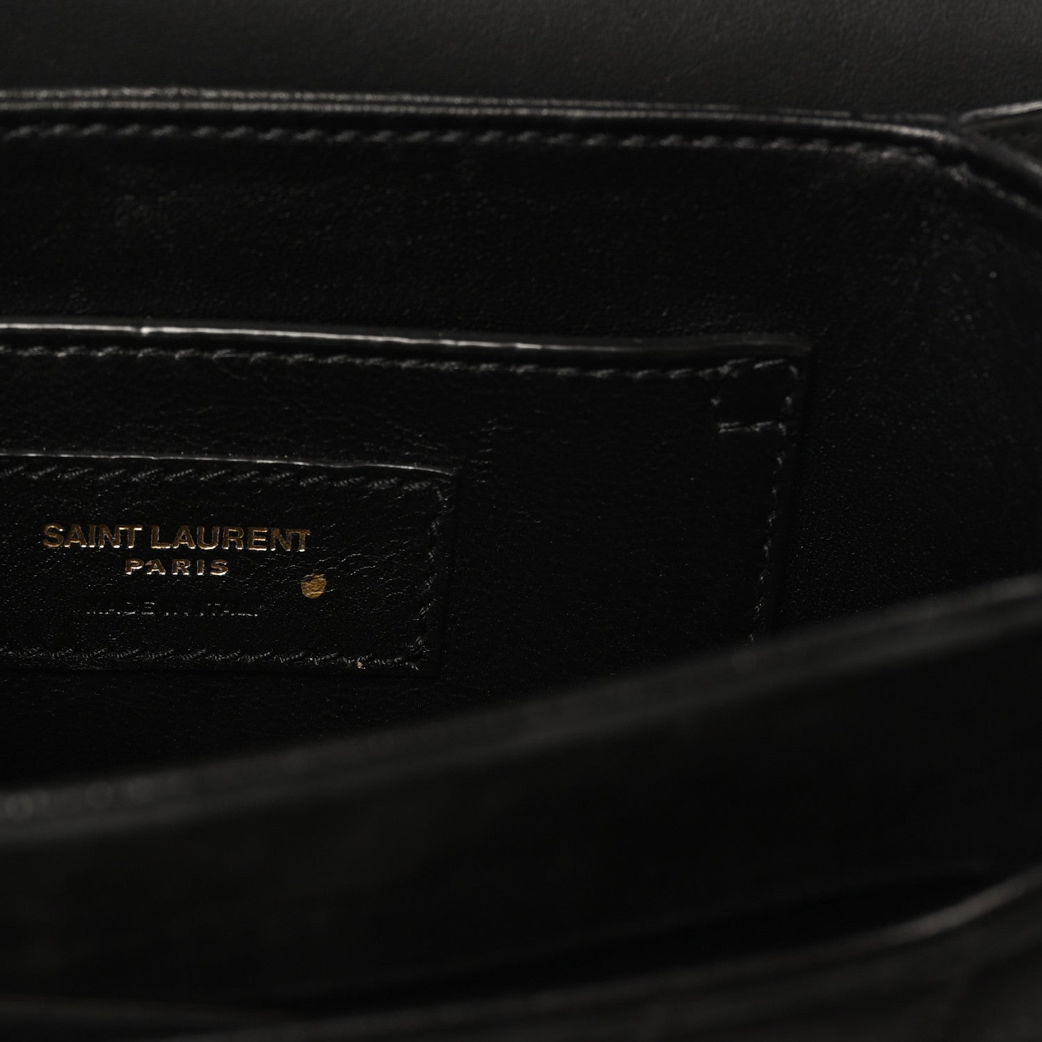 Saint Laurent Suede Quilted Monogram Small Solferino Satchel Black 6 of 9