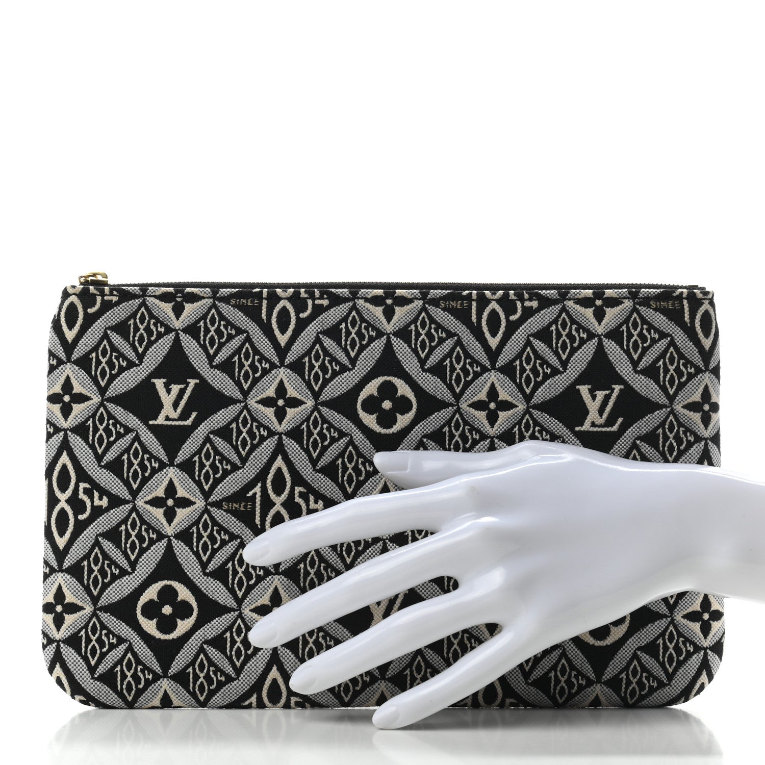 Louis Vuitton Jacquard Since 1854 Neverfull MM GM Pochette Grey 2 of 7
