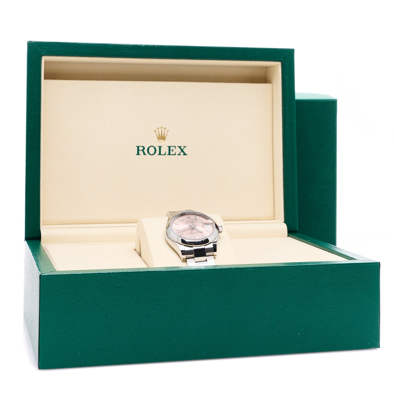 Rolex Stainless Steel 31mm Oyster Perpetual Datejust Watch Pink 278240 5 of 5