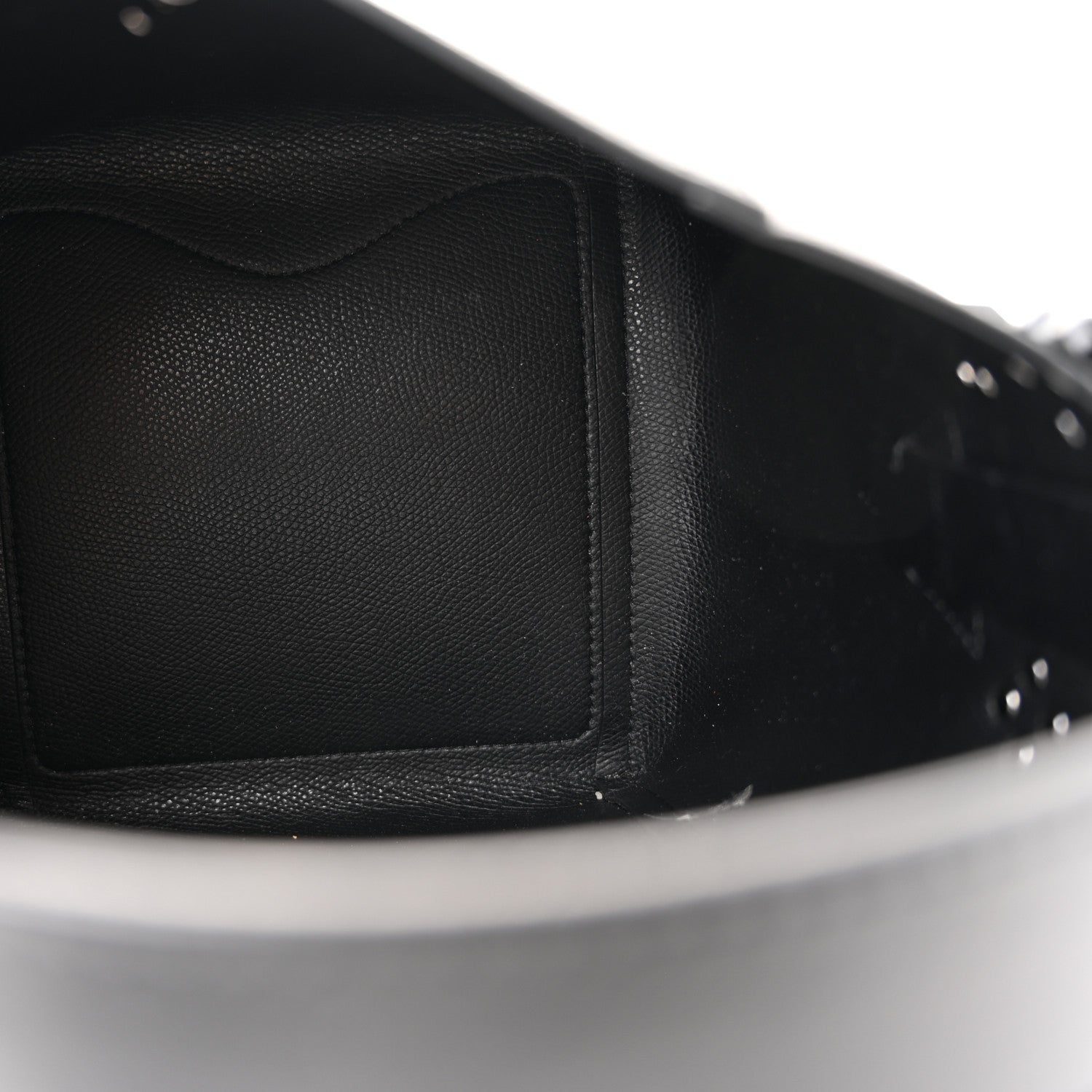 Christian Louboutin Calfskin Empire Spike Studded Mini Cabachic Bucket Bag Black 5 of 13