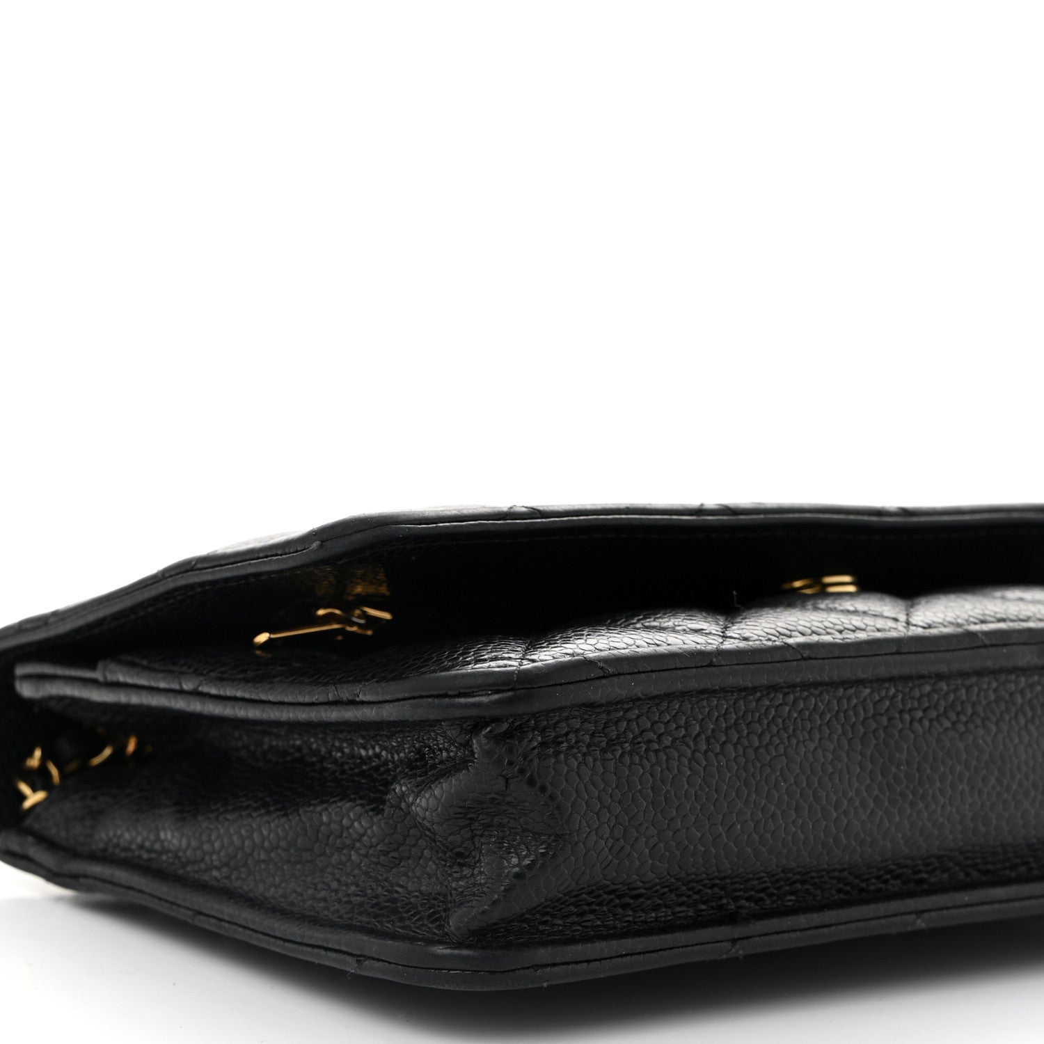 Chanel Caviar Quilted Wallet On Chain WOC Black 10 of 13