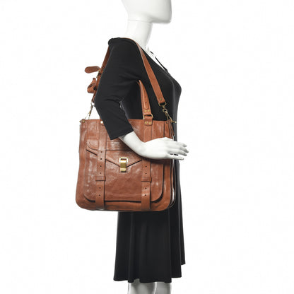 Proenza Schouler Lambskin PS1 Tote Saddle 2 of 12