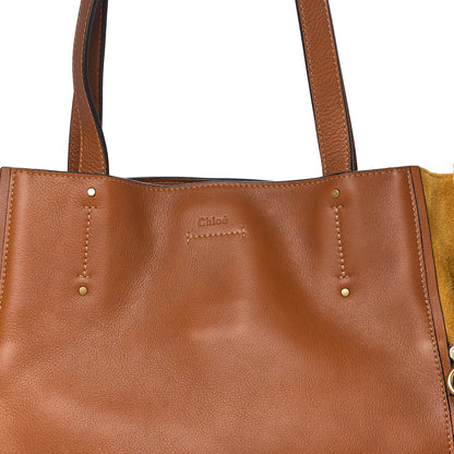Chloe Smooth Calfskin Medium Milo Shopping Tote Caramel 8 of 8