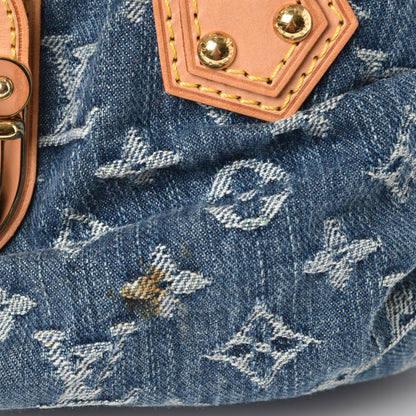 Louis Vuitton Monogram Denim Pleaty Blue 10 of 10