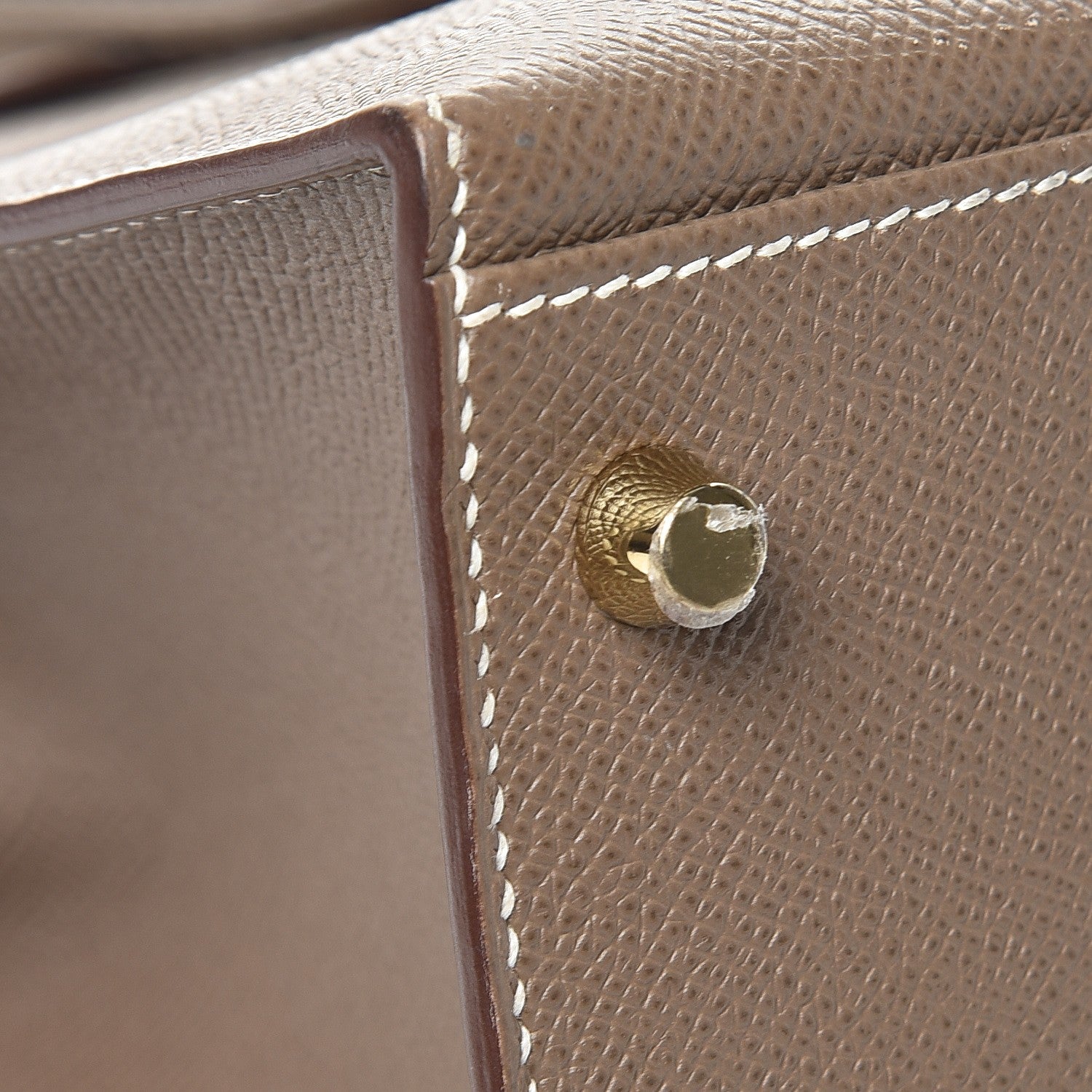 Hermes Epsom Kelly Sellier 32 Etoupe 33 of 34