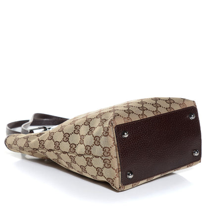 Gucci Monogram Small Eclipse Tote Brown 4 of 7
