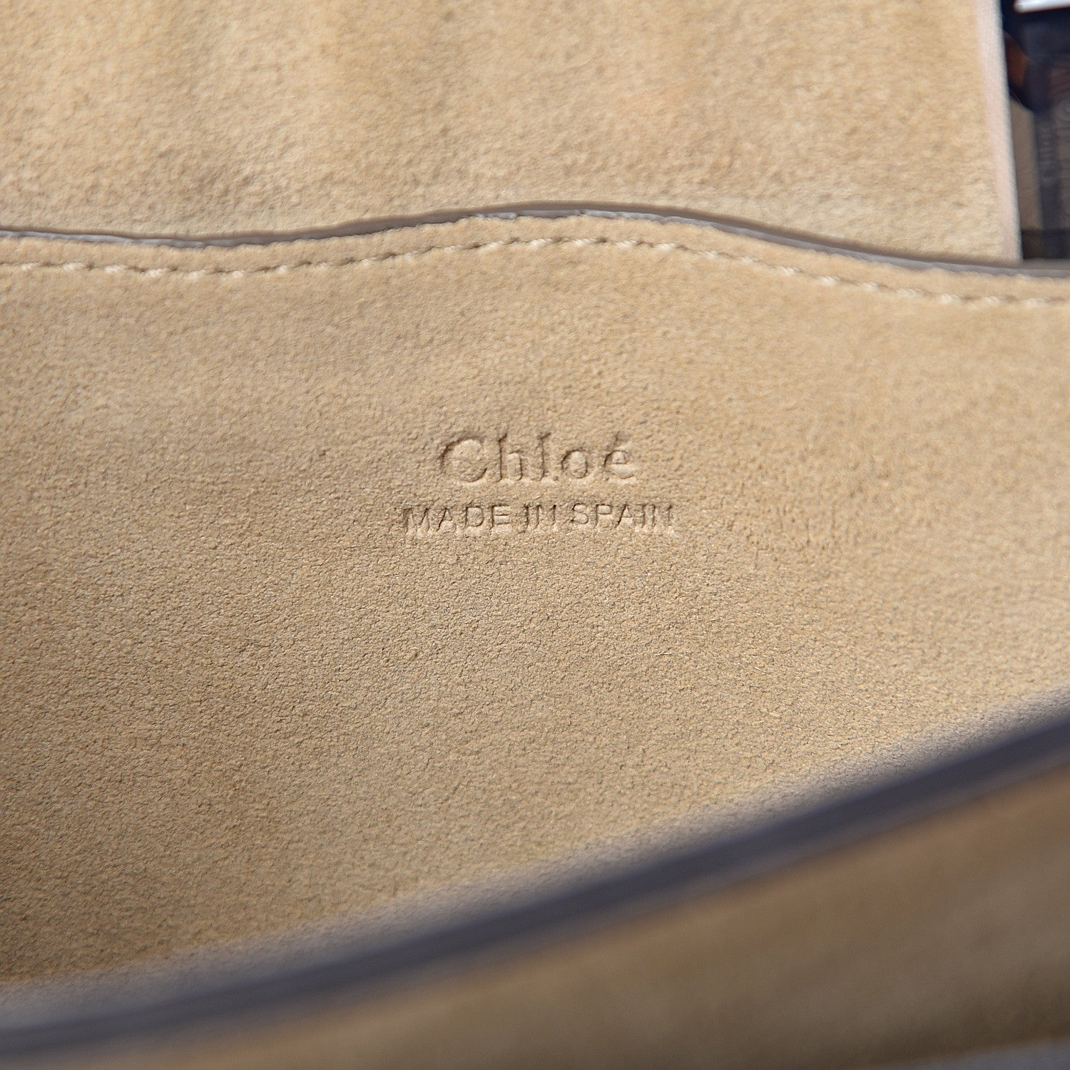 Chloe Suede Calfskin Small Faye Shoulder Bag Airy Grey 6 of 12
