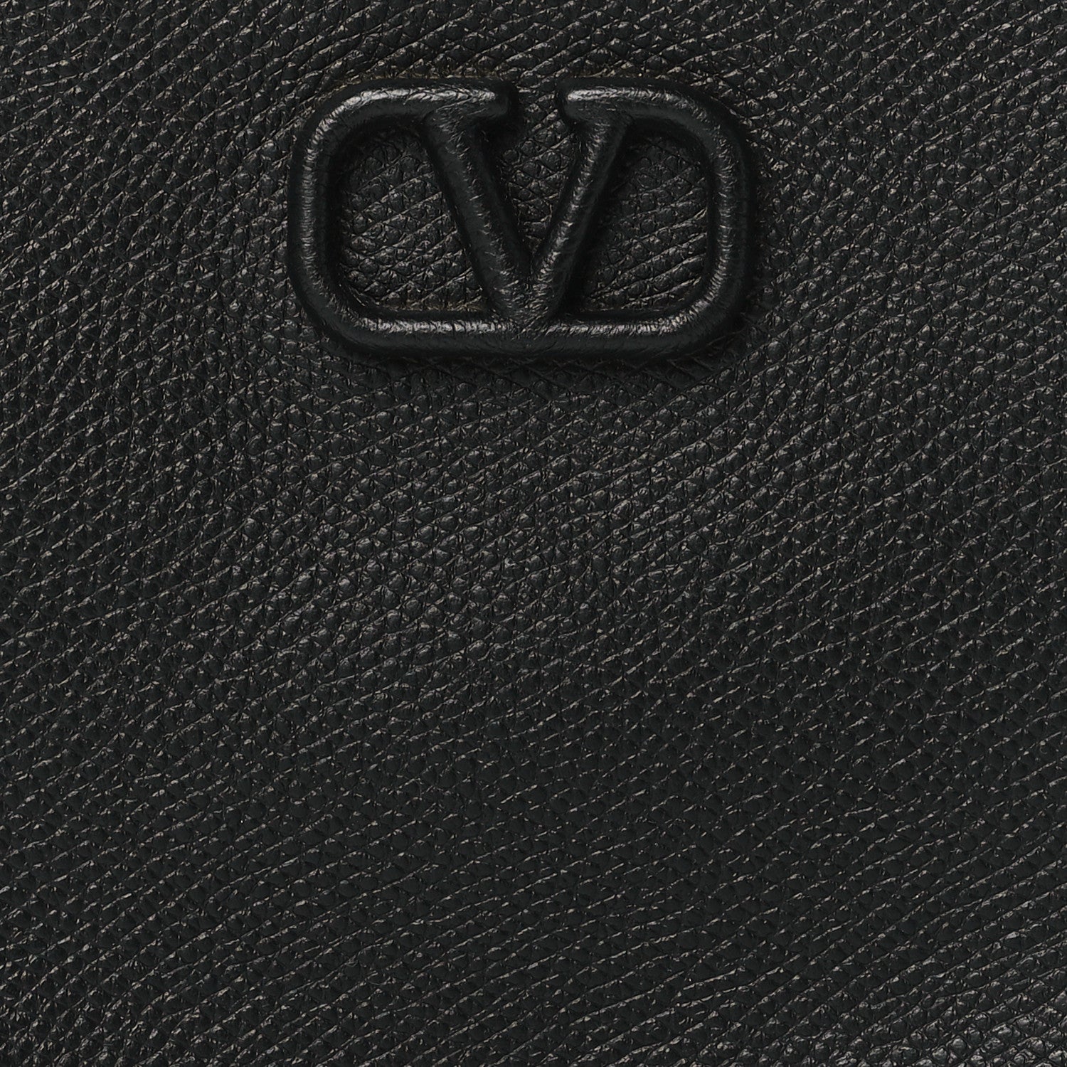 Valentino Garavani Grainy Calfskin Mini Vlogo Hobo Bag Black 7 of 10
