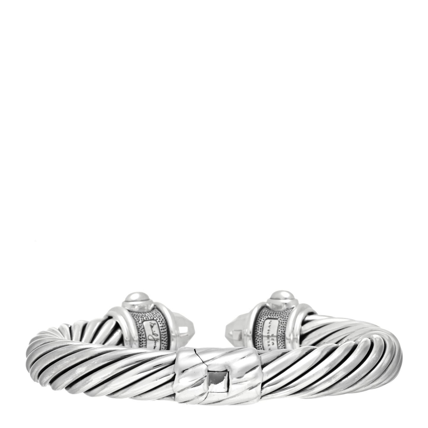 Sterling Silver 10mm Renaissance Cable Bracelet