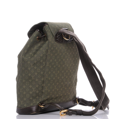 Louis Vuitton Mini Monogram Montsouris GM Backpack Kaki 3 of 8