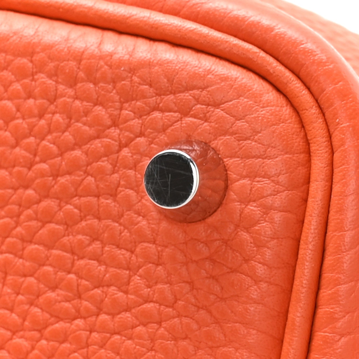 Hermes Taurillon Clemence Picotin Lock 18 PM Orange Poppy 12 of 12