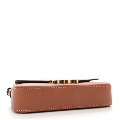 Celine Shiny Calfskin Triomphe Shoulder Bag Tan 4 of 12