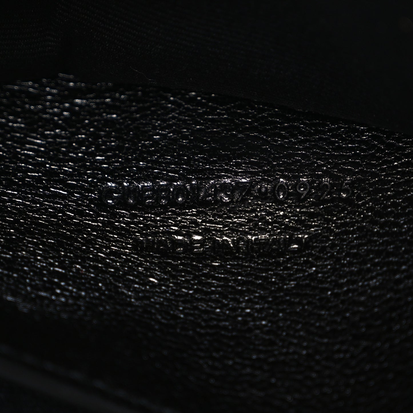 Lambskin Chevron Quilted Small Loulou Bag Black