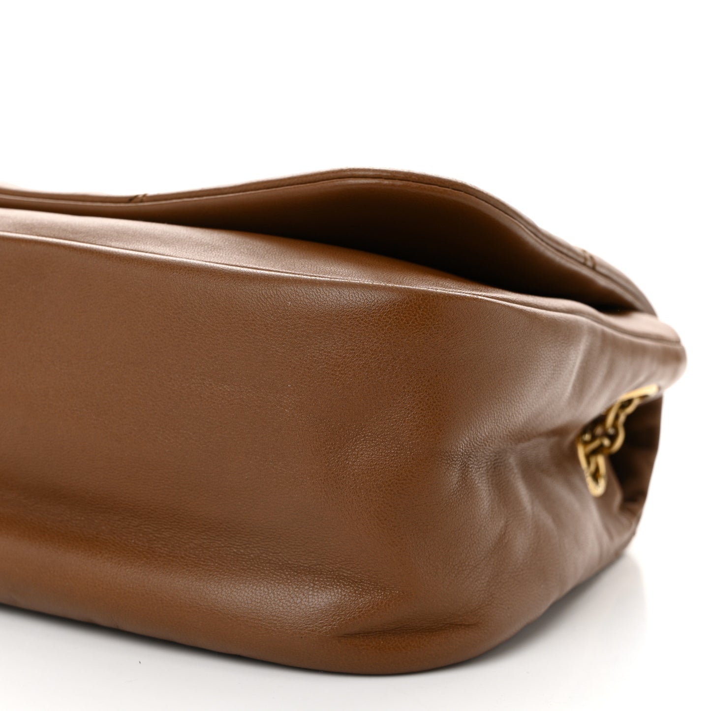 Lambskin Matelasse Monogram Small Jamie 4.3 Light Fox