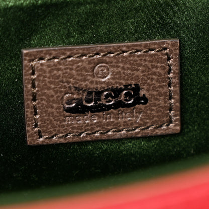 Gucci Monogram Textured Dollar Calfskin Heavy Grosgrain Web Medium Maxi Horsebit Chain Shoulder Bag Beige Ebony New Acero 6 of 10