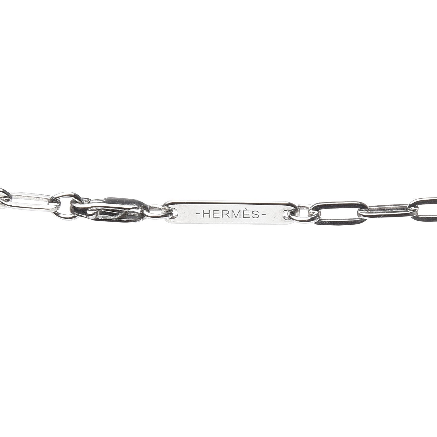 Palladium Talismans Dragon H Pendant Necklace
