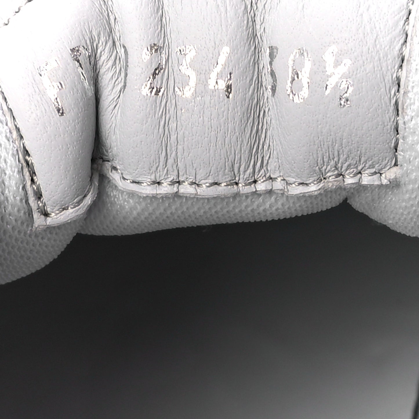 Technical Fabric LV Rush Sneakers 38.5 Silver