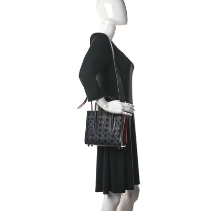 Christian Louboutin Calfskin Spikes Loubinthesky Mini Paloma Black 2 of 10