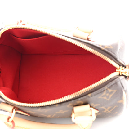 Louis Vuitton Monogram Speedy Bandouliere 20 Black 5 of 8