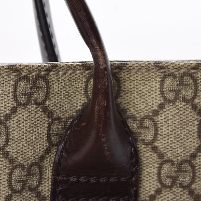 Gucci GG Plus Monogram Small Vertical Tote Dark Brown 8 of 15