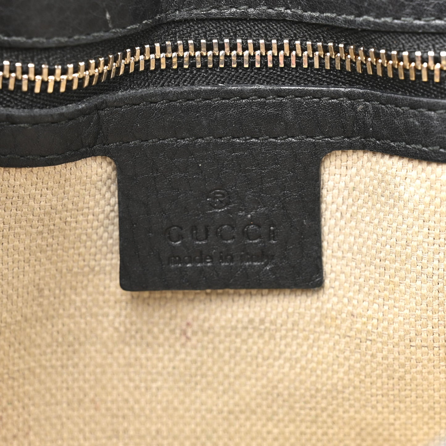 Pebbled Calfskin Medium Soho Flap Crossbody Black