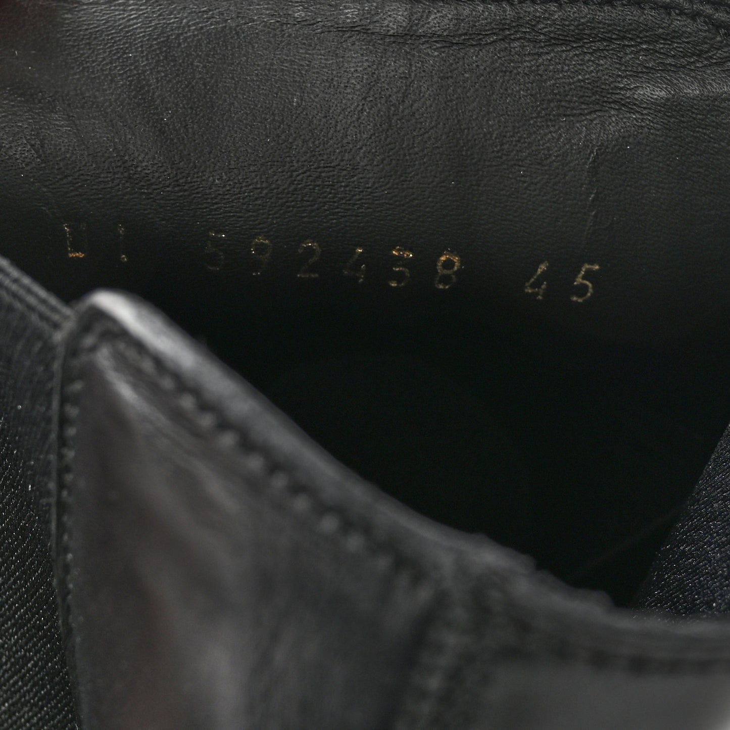 Calfskin Mens Wyatt Chelsea Boots 45 Black