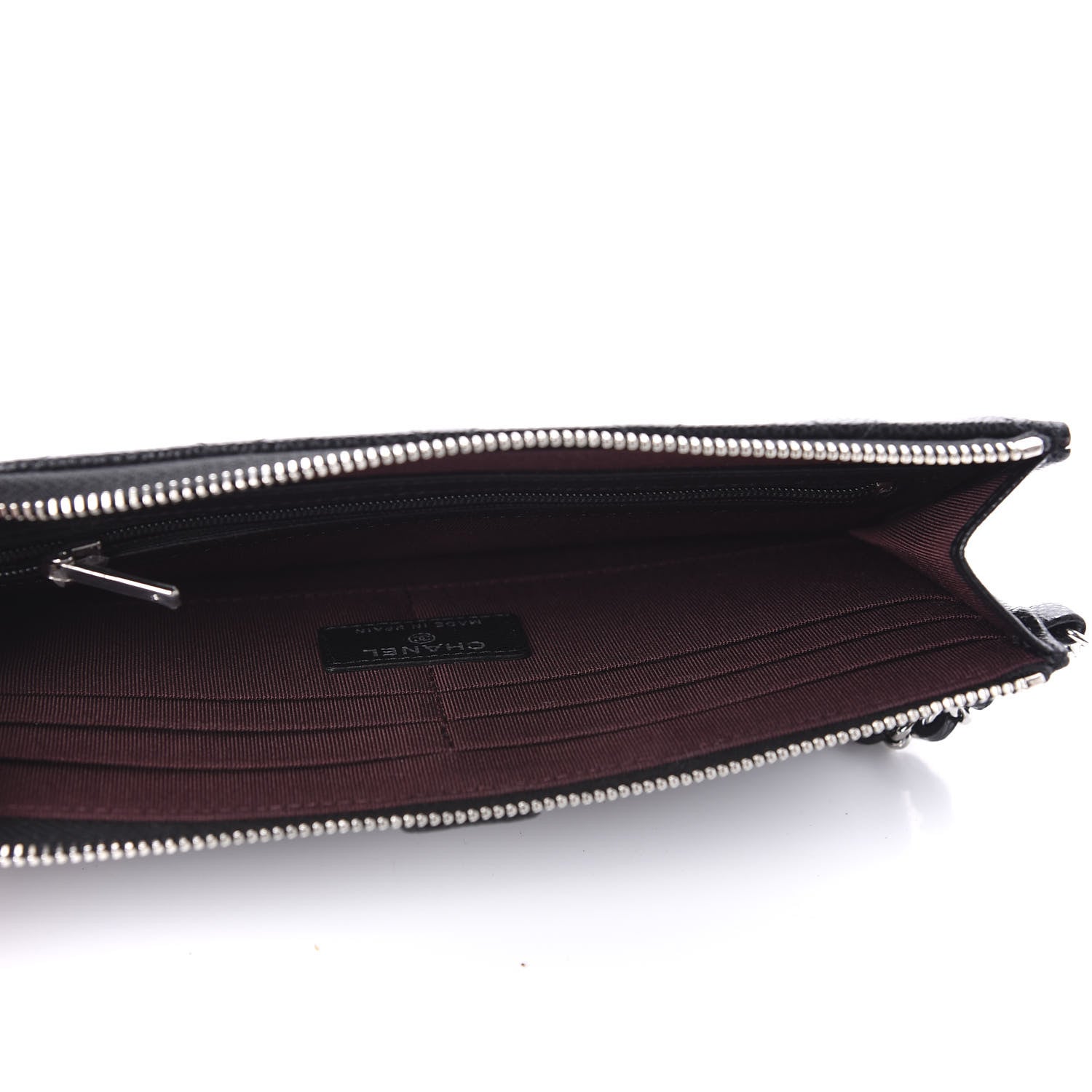 Chanel Caviar Quilted Classic Pouch With Handle Black 5 of 10