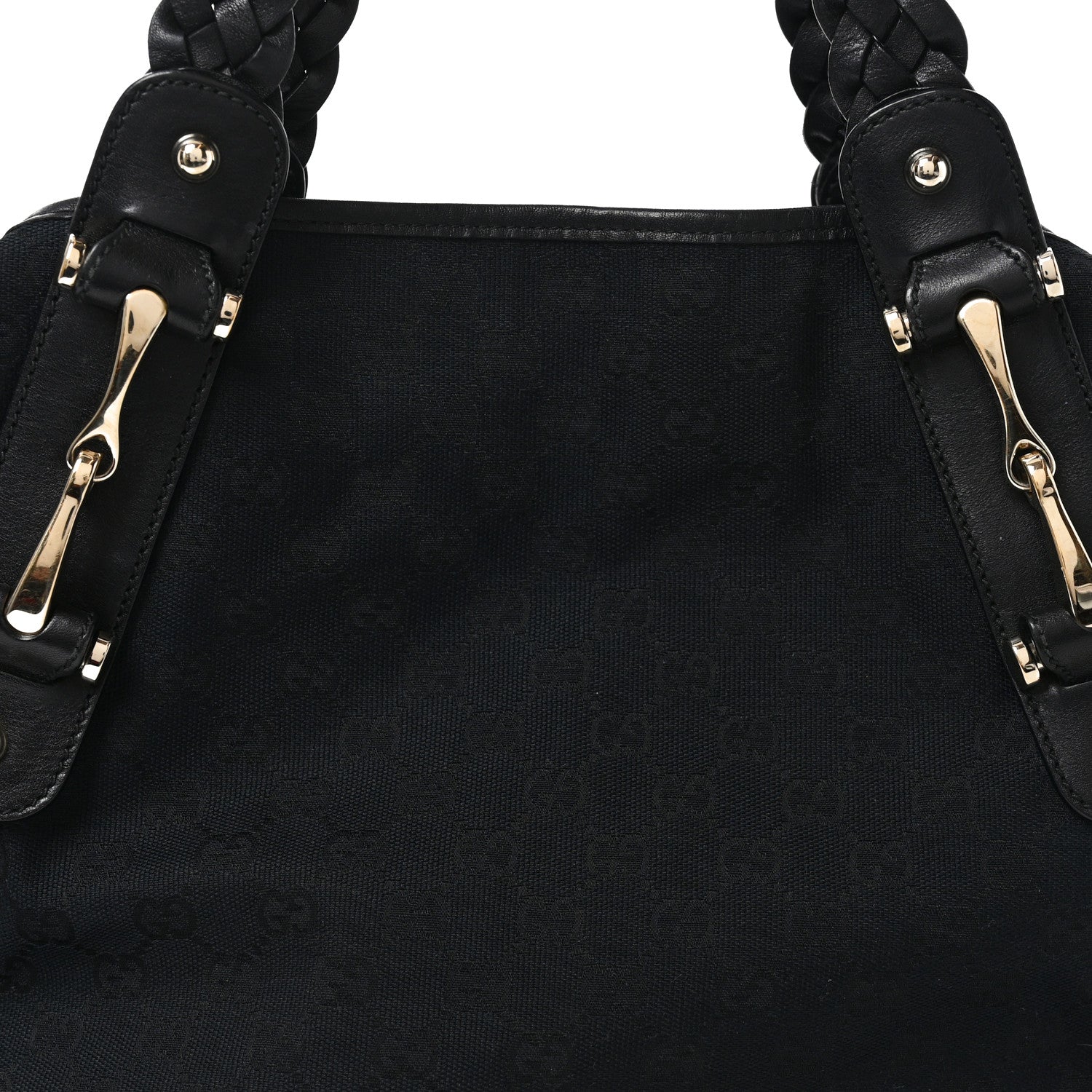 Gucci Guccissima Medium Pelham Shoulder Bag Black 8 of 11