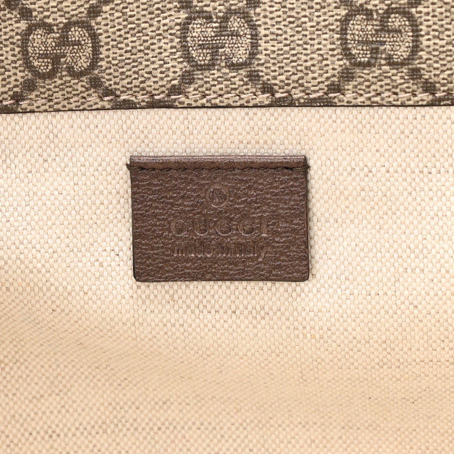 GG Supreme Monogram Web Small Neo Vintage Double Flap Messenger Bag Beige New Acero