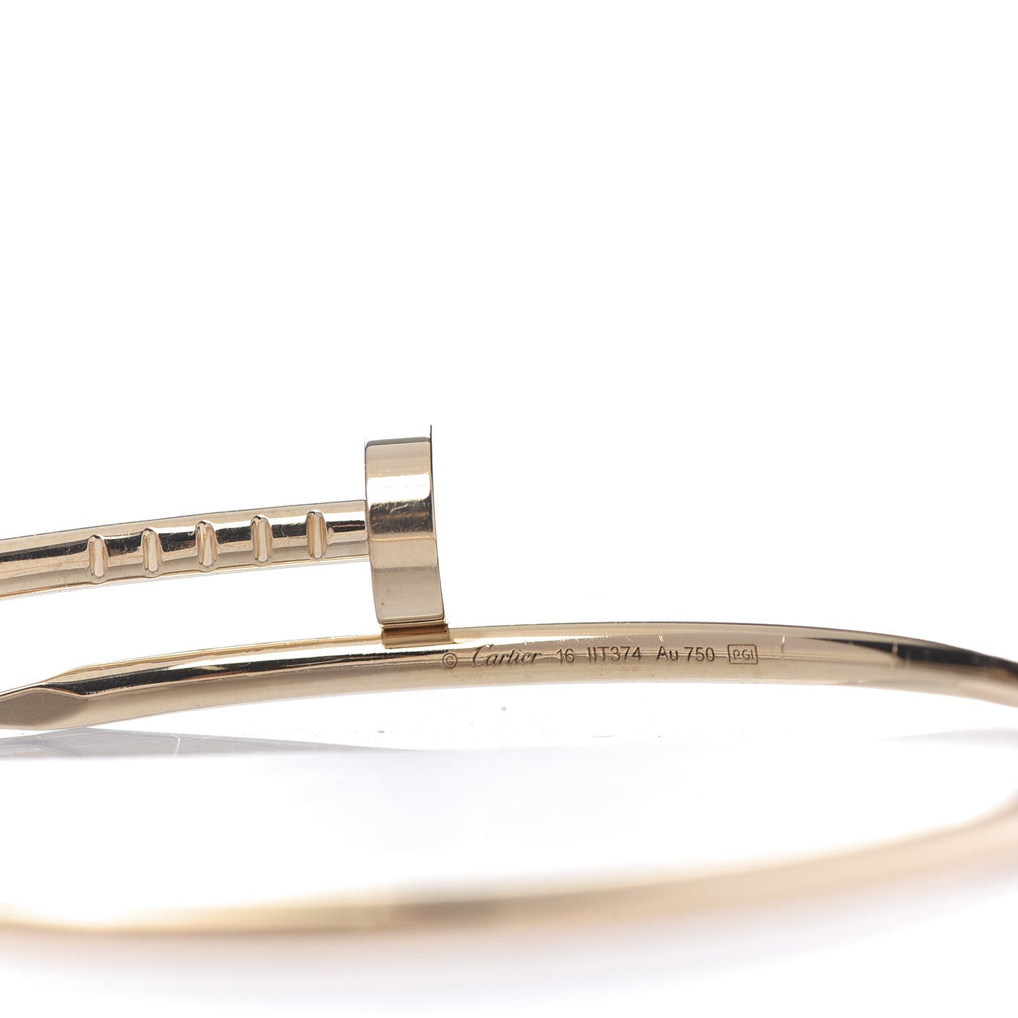 18K Yellow Gold Small Juste Un Clou Bracelet 16