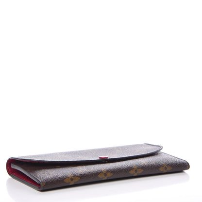 Louis Vuitton Monogram Emilie Wallet Fuchsia 4 of 7