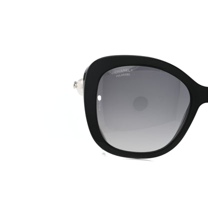 Chanel Acetate Pearl Sunglasses Black 7 of 7