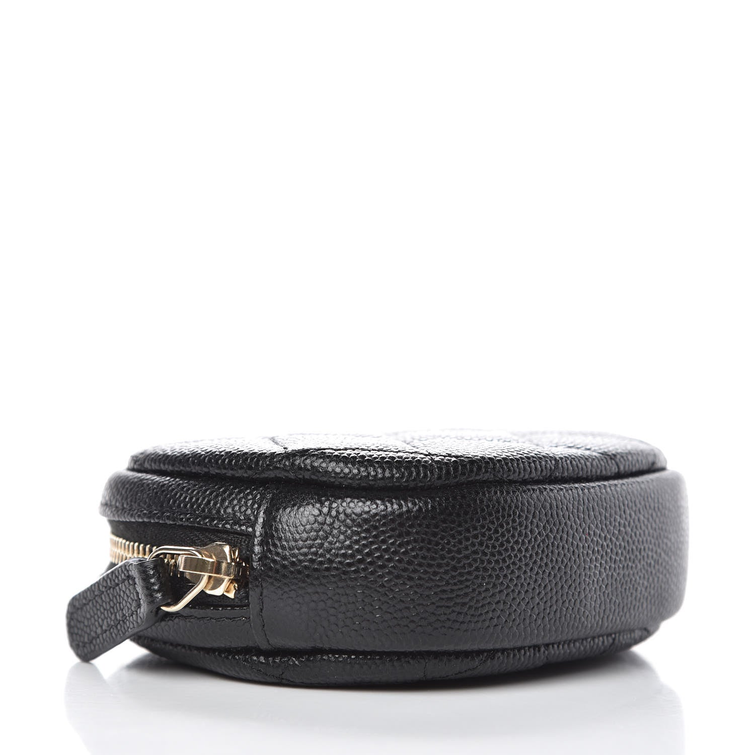 Chanel Caviar Quilted Zip Around Classic Coin Purse Black 4 of 8