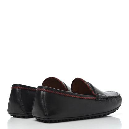 Gucci Nappa Mens Bee Driver Loafers 9.5 Black 4 of 17