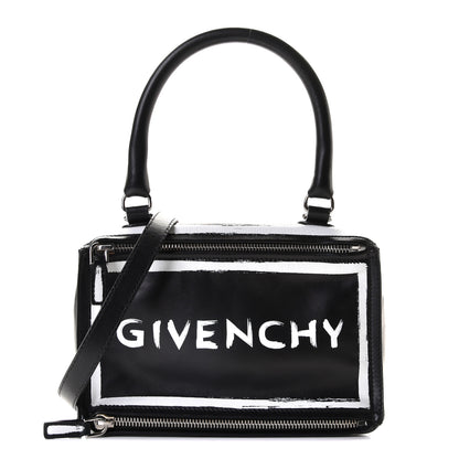 Givenchy Calfskin Small Logo Pandora Black 1 of 8