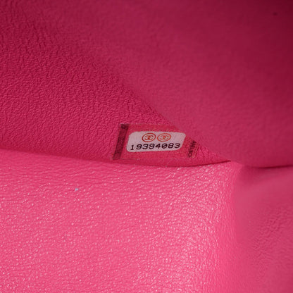 Chanel Lambskin Quilted Maxi Double Flap Dark Pink 9 of 10