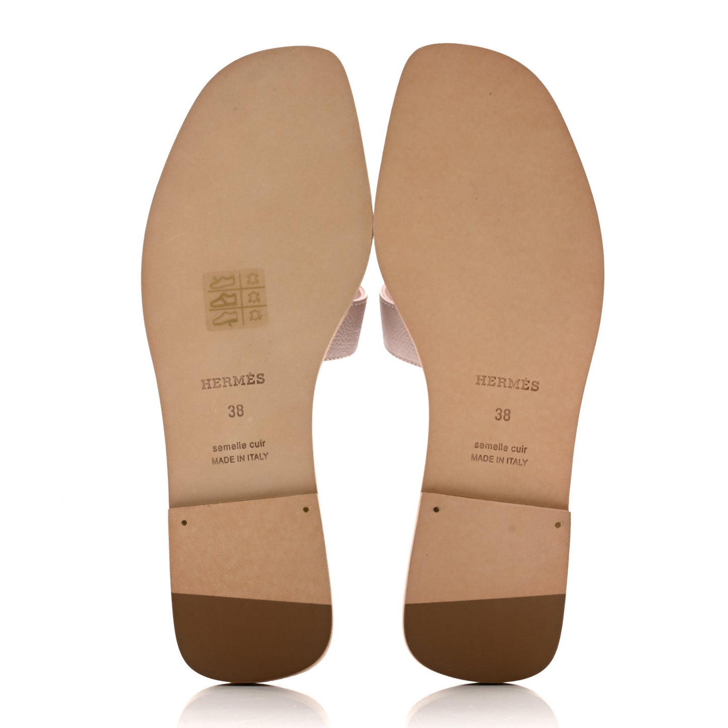 Epsom Oran Sandals 38 Rose Porcelaine