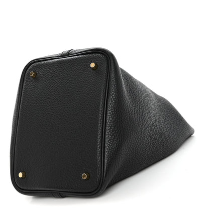 Hermes Taurillon Clemence Picotin Lock 22 MM Black 9 of 10