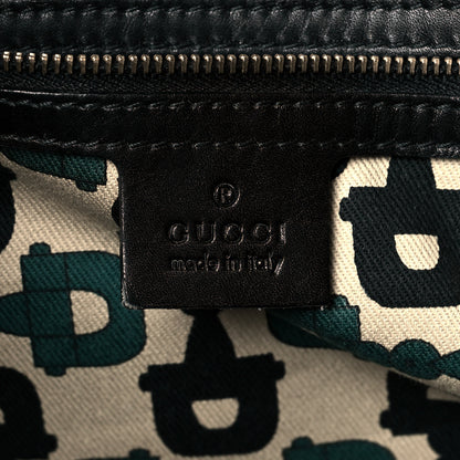 Gucci Guccissima Medium Jackie O Hobo Black 5 of 9