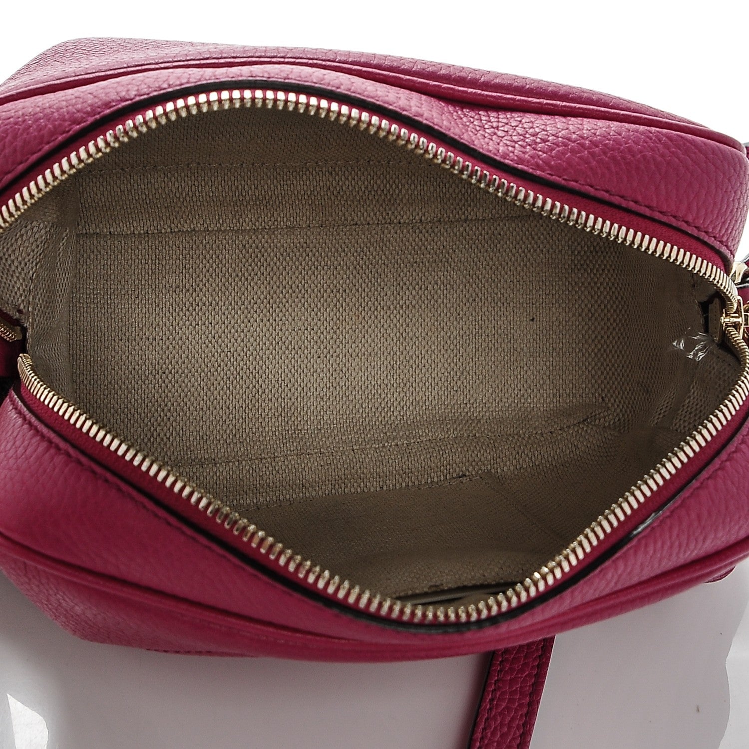 Gucci Cellarius Calfskin Small Soho Disco Bag Bright Bouganville 5 of 6