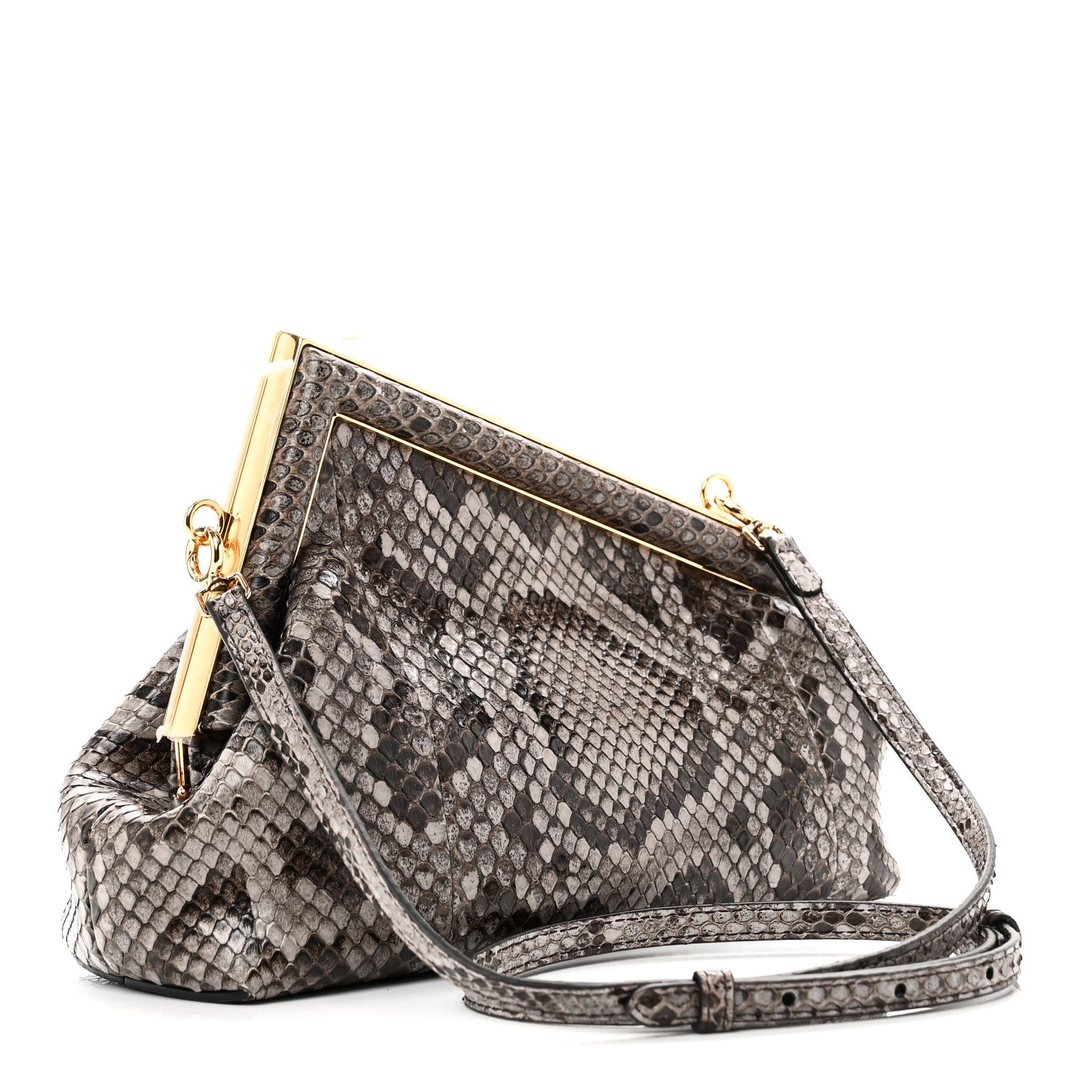 Fendi Snakeskin Small Fendi First Asfalto 3 of 10