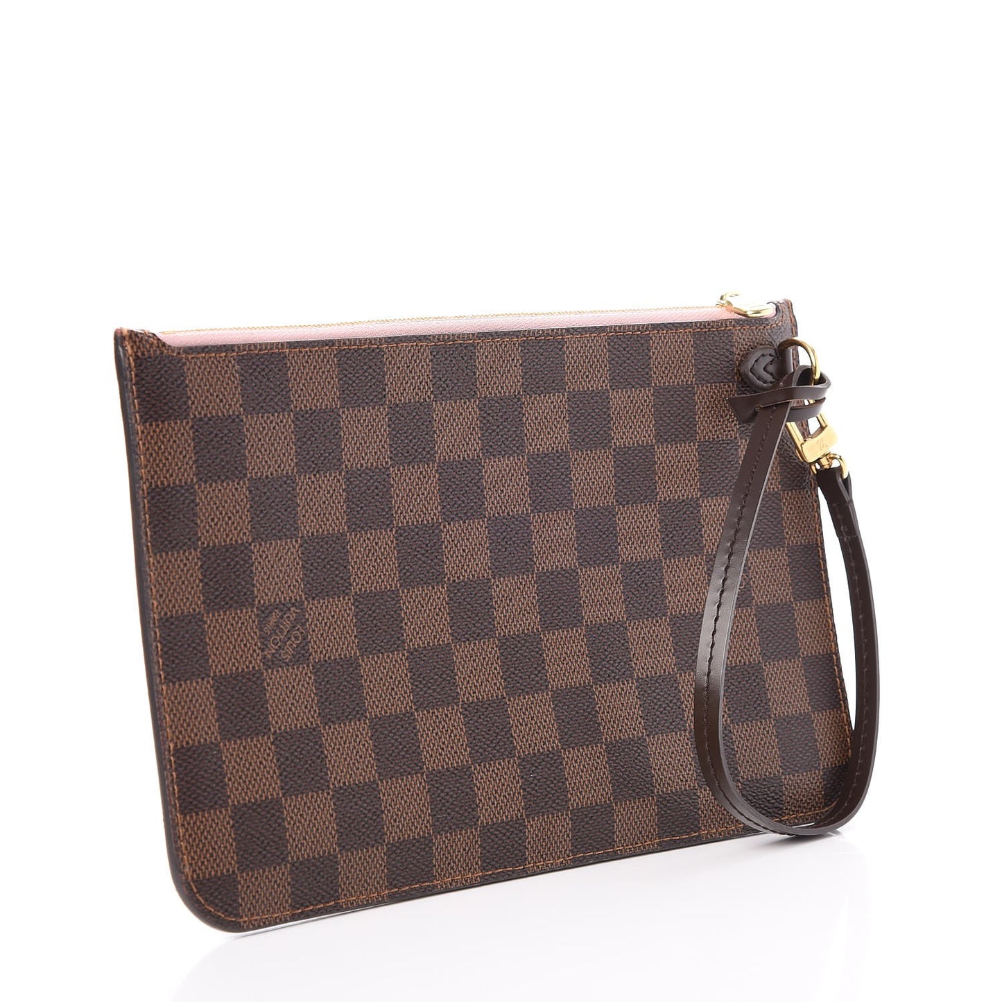 Damier Ebene Neverfull MM GM Pochette Rose Ballerine
