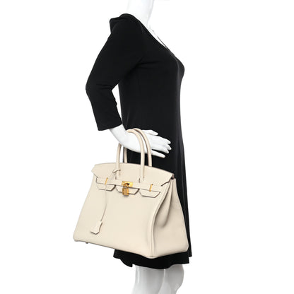 Hermes Togo Birkin 35 Craie 2 of 13
