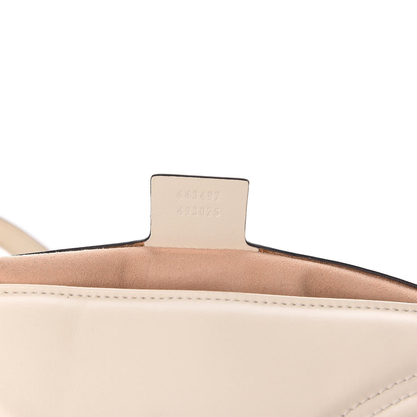 Calfskin Matelasse Small GG Marmont Shoulder Bag White