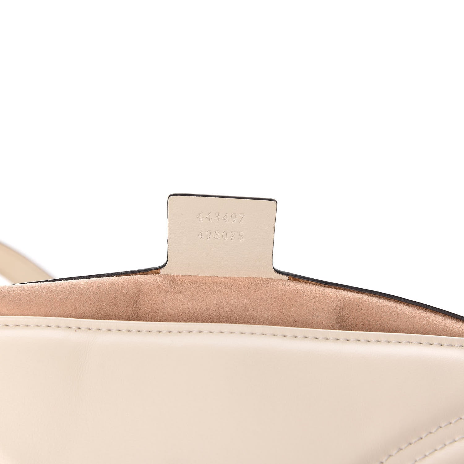 Gucci Calfskin Matelasse Small GG Marmont Shoulder Bag White 10 of 11