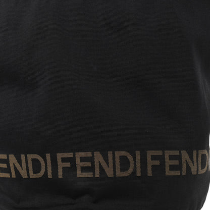 Fendi FF Canvas Bucket Bag Black 7 of 13