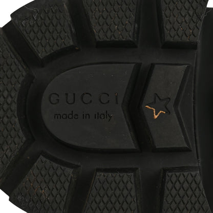 Gucci Calfskin Crystal GG Trip Chelsea Ankle Boots 38 Black 6 of 18